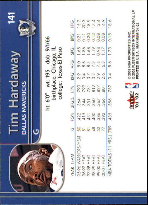 2001/2002 Fleer Maximum Basketball - Picture 83 of 115