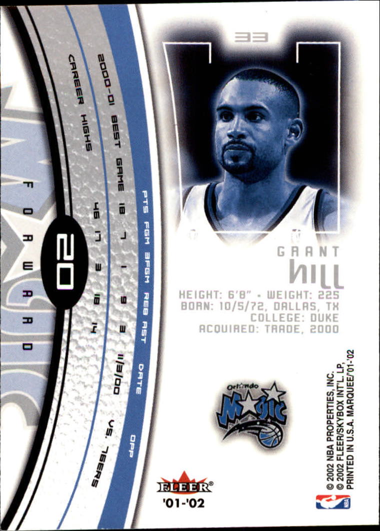 2001/2002 Fleer Marquee Basketball - Picture 15 of 61