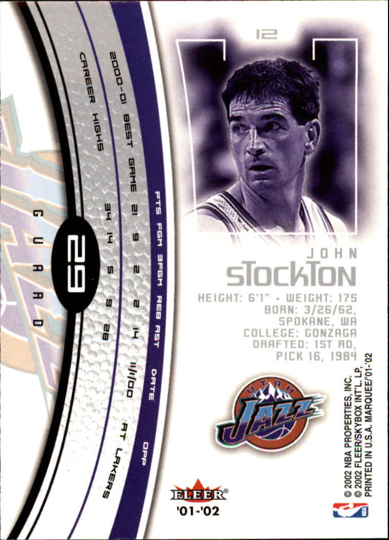 2001/2002 Fleer Marquee Basketball - Picture 23 of 61