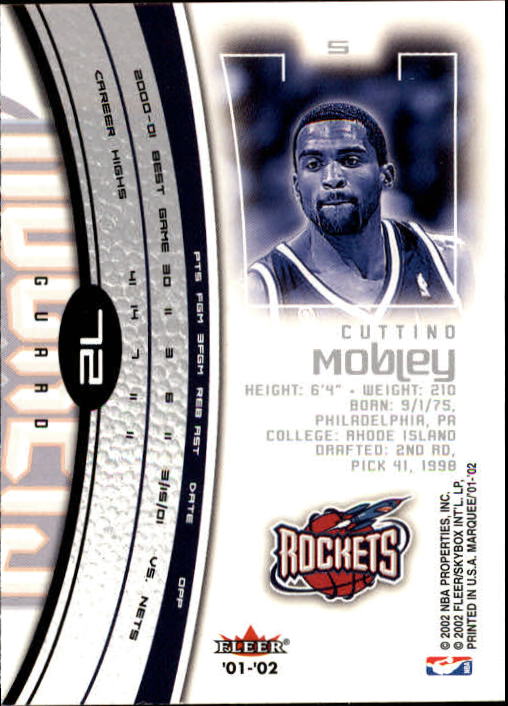 2001/2002 Fleer Marquee Basketball - Picture 41 of 61