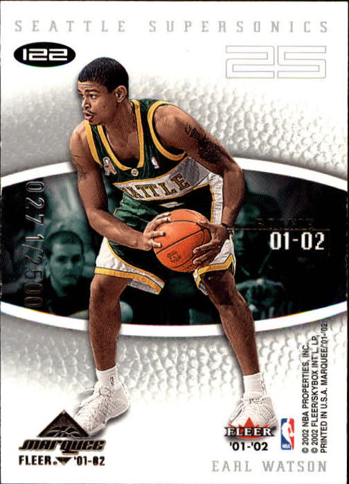 2001/2002 Fleer Marquee Basketball - Picture 55 of 61