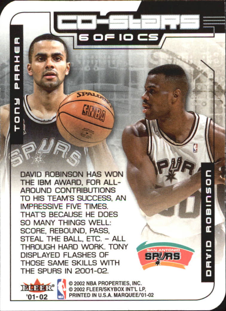 2001/2002 Fleer Marquee Basketball - Picture 57 of 61