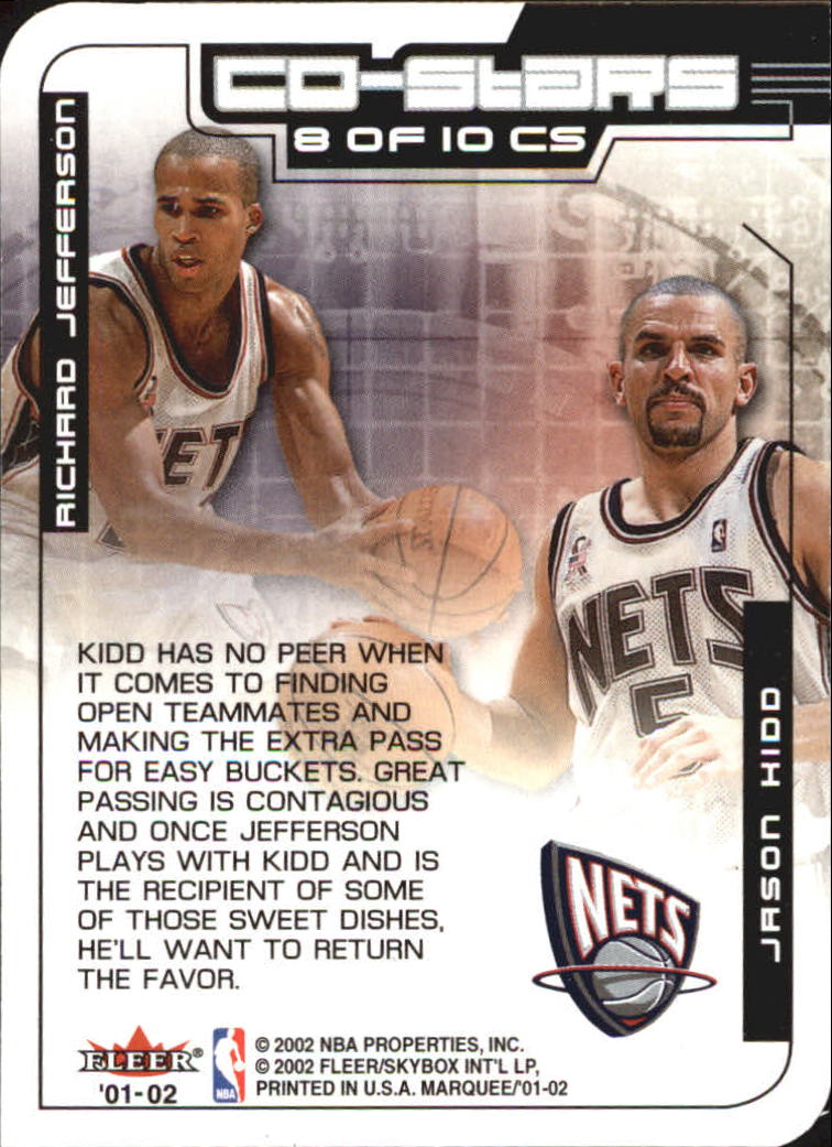 2001/2002 Fleer Marquee Basketball - Picture 61 of 61