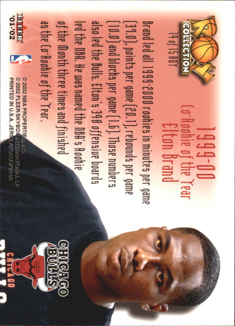 2001/2002 Fleer Focus Basketball - Picture 167 of 169