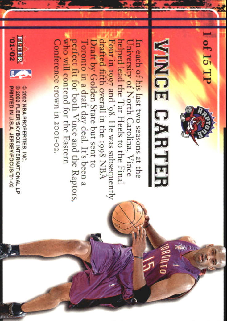 2001/2002 Fleer Focus Basketball - Picture 169 of 169
