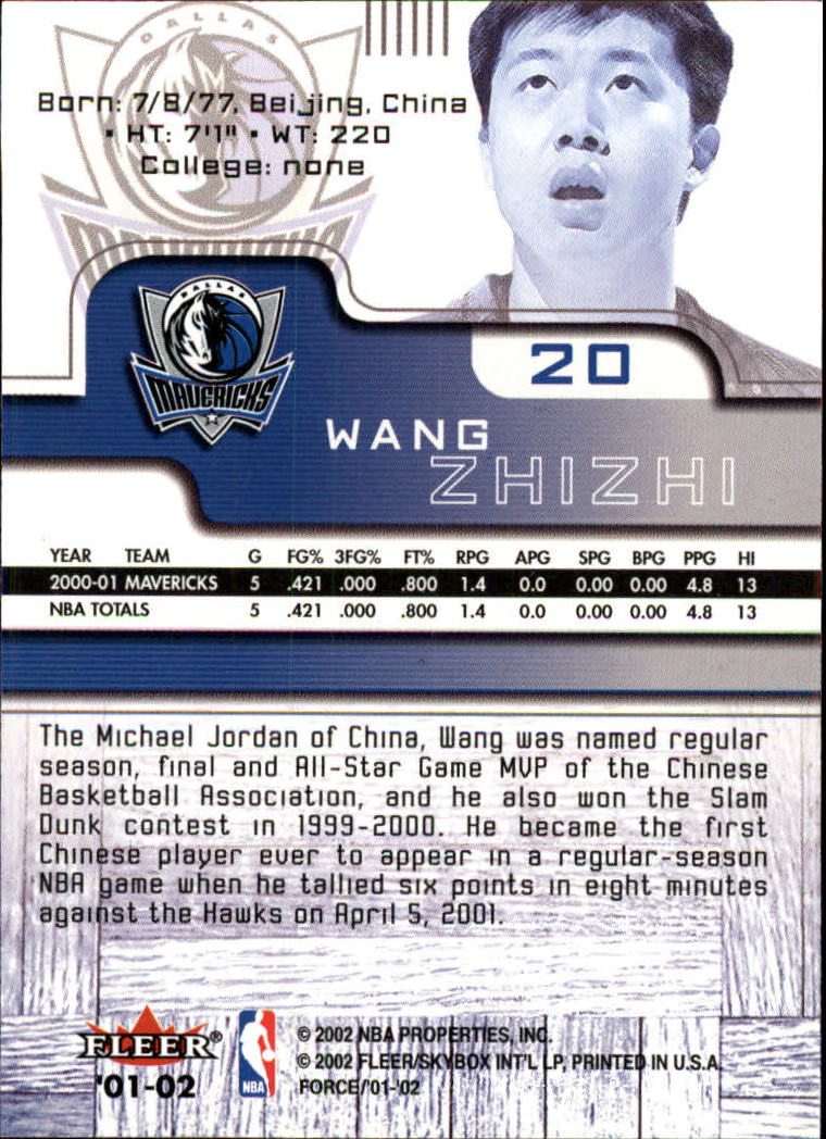 2001/2002 Fleer Force Basketball - Picture 19 of 183