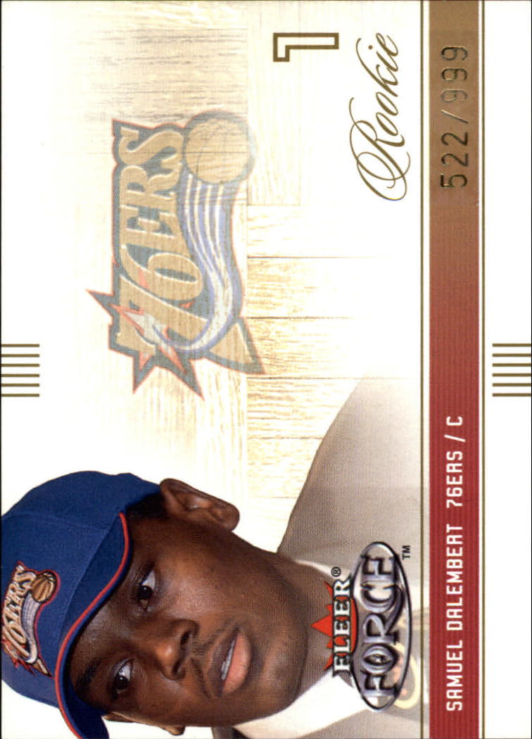 2001/2002 Fleer Force Basketball - Picture 118 of 183