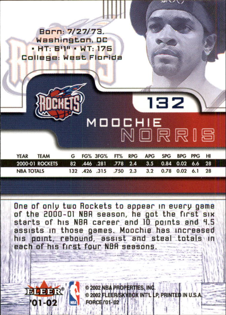 2001/2002 Fleer Force Basketball - Picture 123 of 183