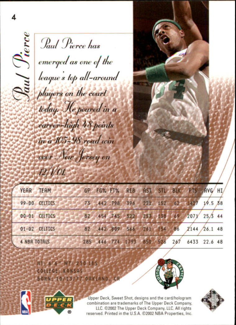 2002/2003 Sweet Shot (Upper Deck) Basketball - Picture 151 of 153