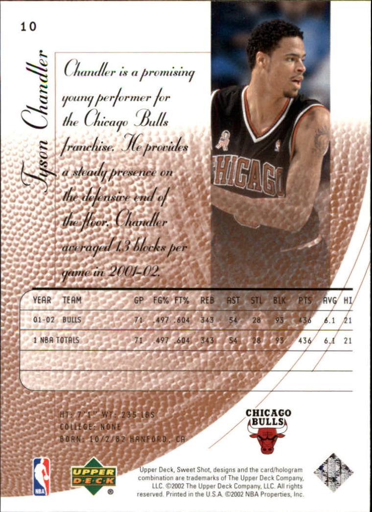 2002/2003 Sweet Shot (Upper Deck) Basketball - Picture 141 of 153