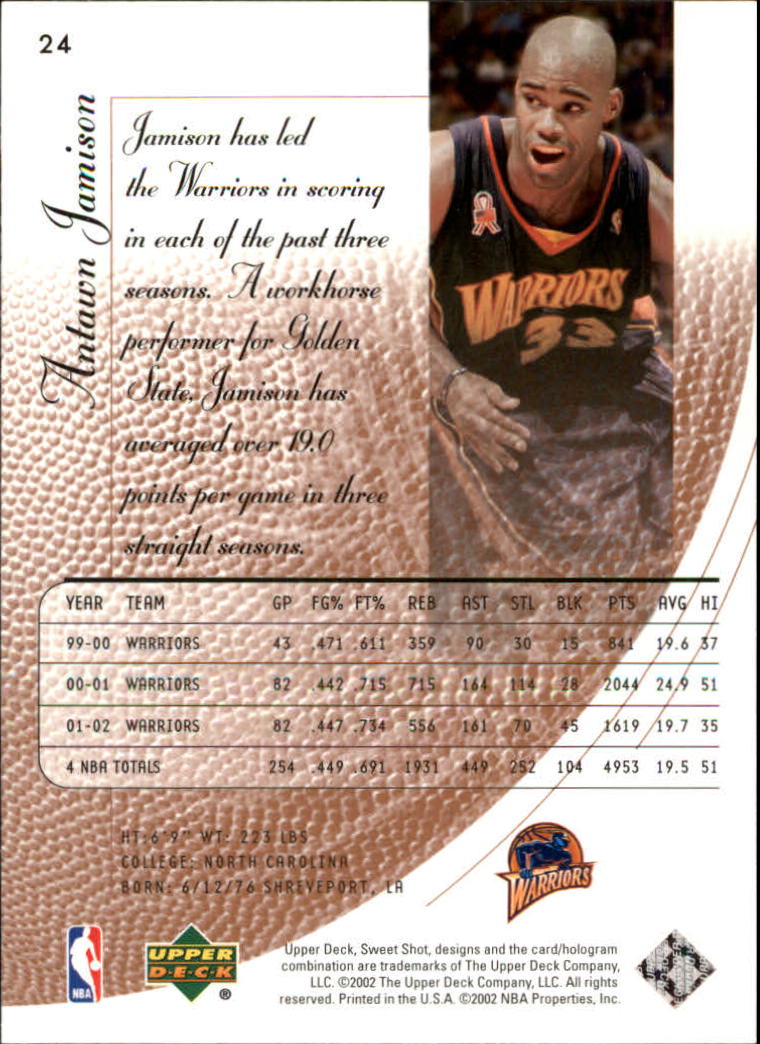 2002/2003 Sweet Shot (Upper Deck) Basketball - Picture 121 of 153