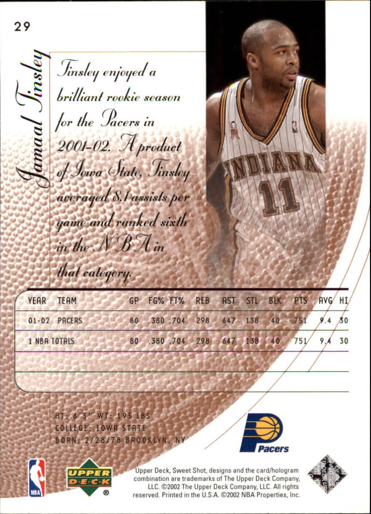 2002/2003 Sweet Shot (Upper Deck) Basketball - Picture 113 of 153