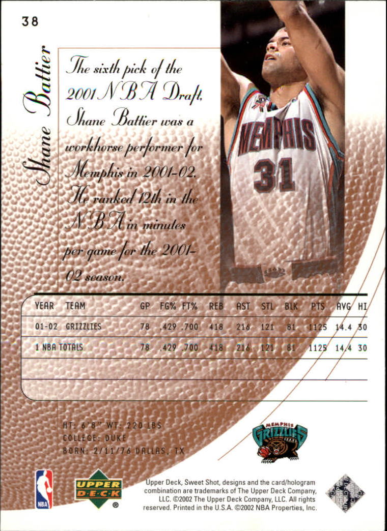 2002/2003 Sweet Shot (Upper Deck) Basketball - Picture 97 of 153