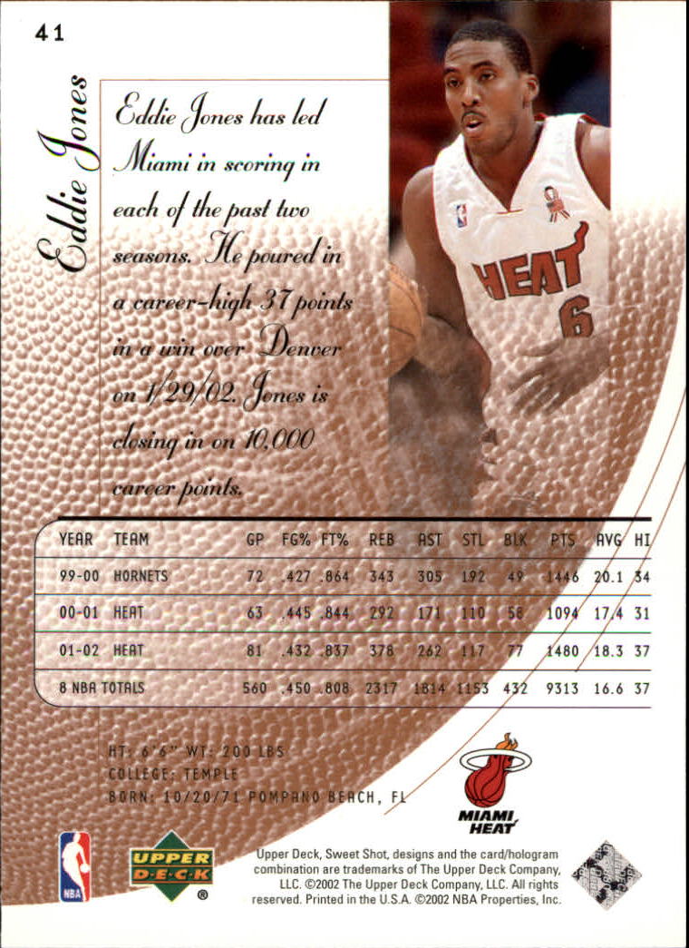 2002/2003 Sweet Shot (Upper Deck) Basketball - Picture 91 of 153