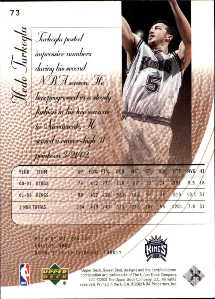 2002/2003 Sweet Shot (Upper Deck) Basketball - Picture 49 of 153