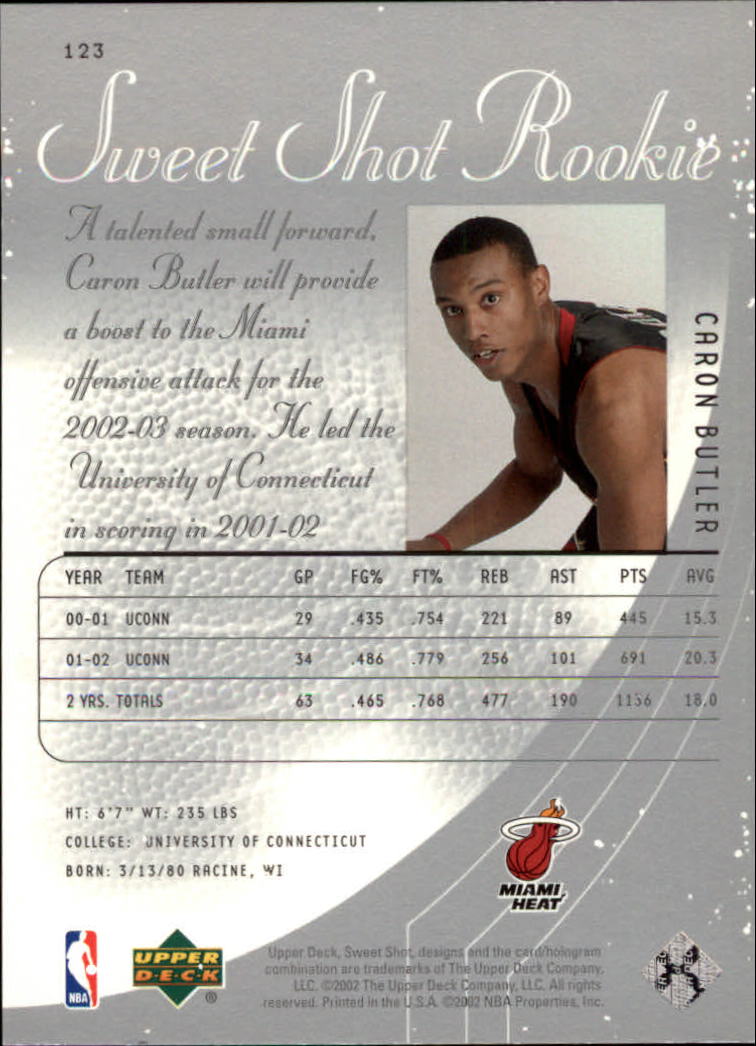 2002/2003 Sweet Shot (Upper Deck) Basketball - Picture 9 of 153