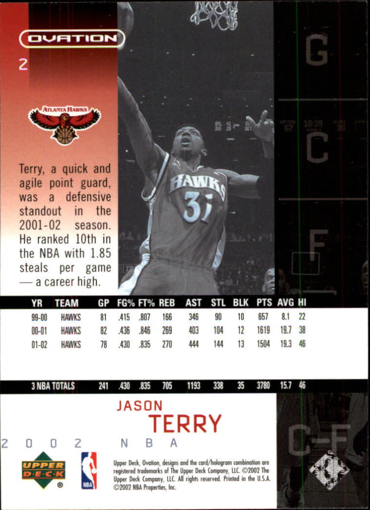 2002/2003 Ovation (Upper Deck) Basketball - Picture 223 of 225