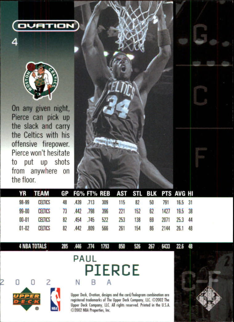 2002/2003 Ovation (Upper Deck) Basketball - Picture 219 of 225