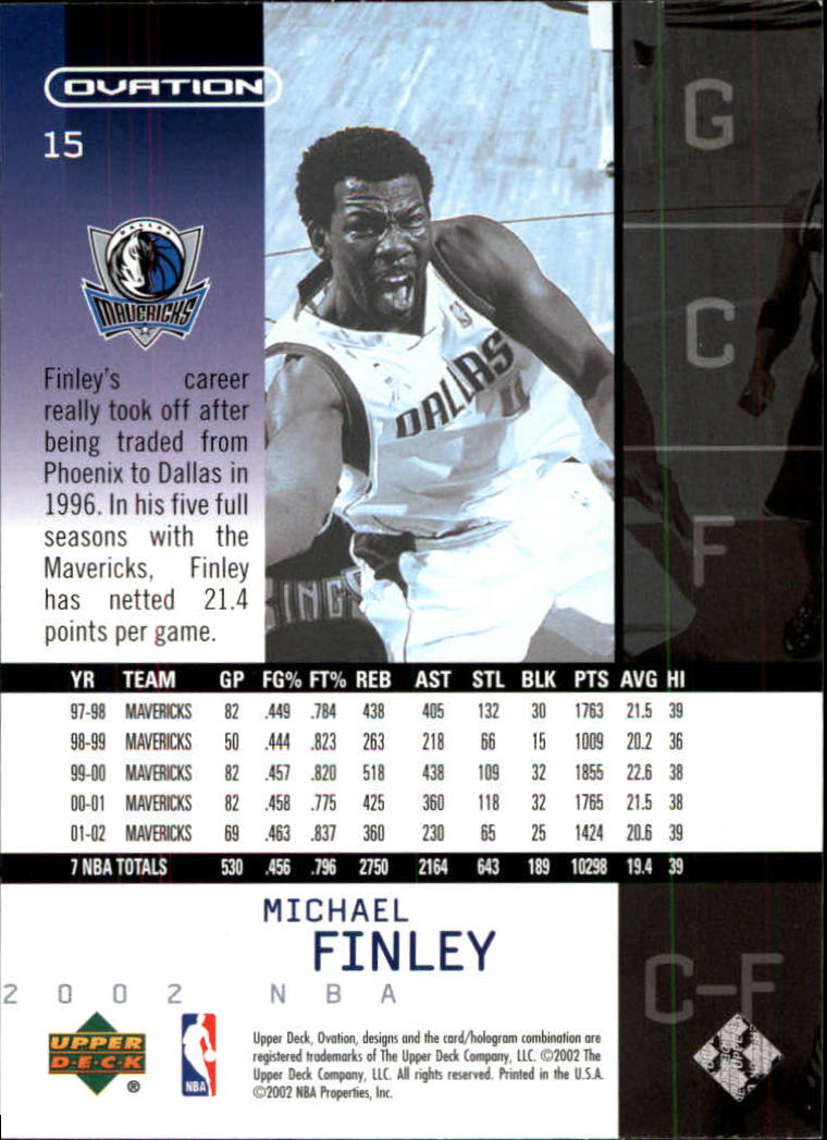 2002/2003 Ovation (Upper Deck) Basketball - Picture 197 of 225