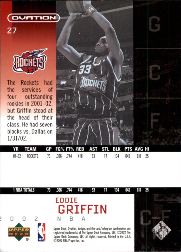 2002/2003 Ovation (Upper Deck) Basketball - Picture 173 of 225