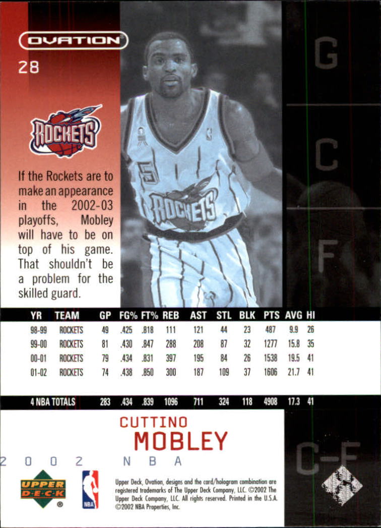 2002/2003 Ovation (Upper Deck) Basketball - Picture 171 of 225