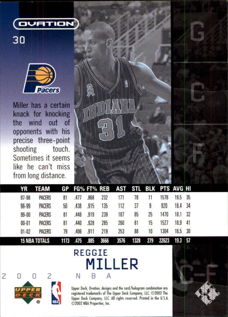 2002/2003 Ovation (Upper Deck) Basketball - Picture 167 of 225
