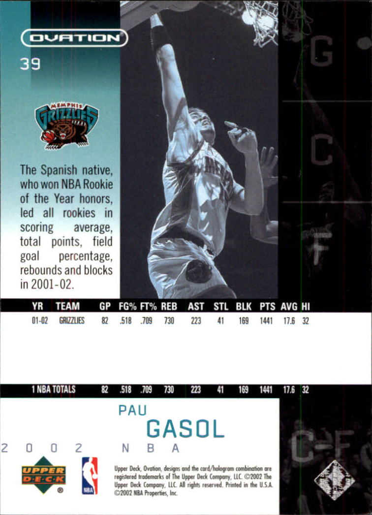 2002/2003 Ovation (Upper Deck) Basketball - Picture 149 of 225