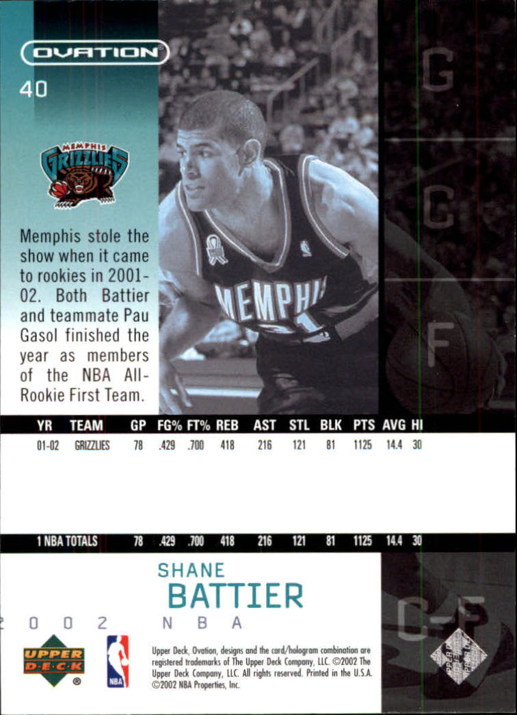2002/2003 Ovation (Upper Deck) Basketball - Picture 147 of 225