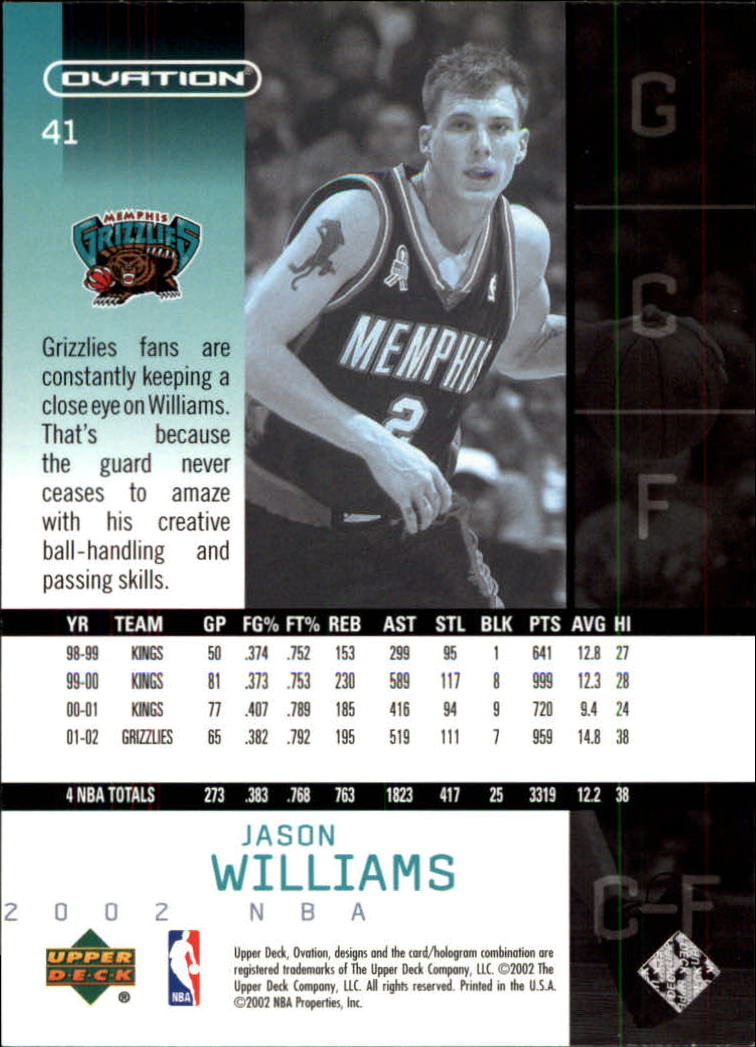 2002/2003 Ovation (Upper Deck) Basketball - Picture 145 of 225