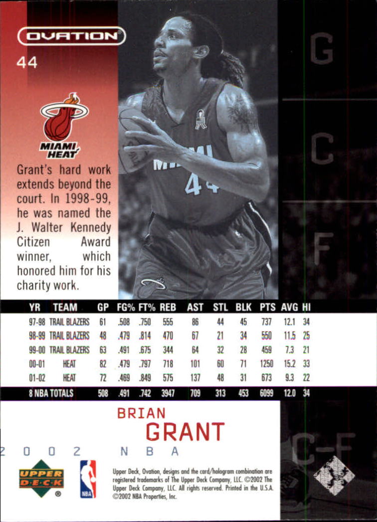 2002/2003 Ovation (Upper Deck) Basketball - Picture 139 of 225