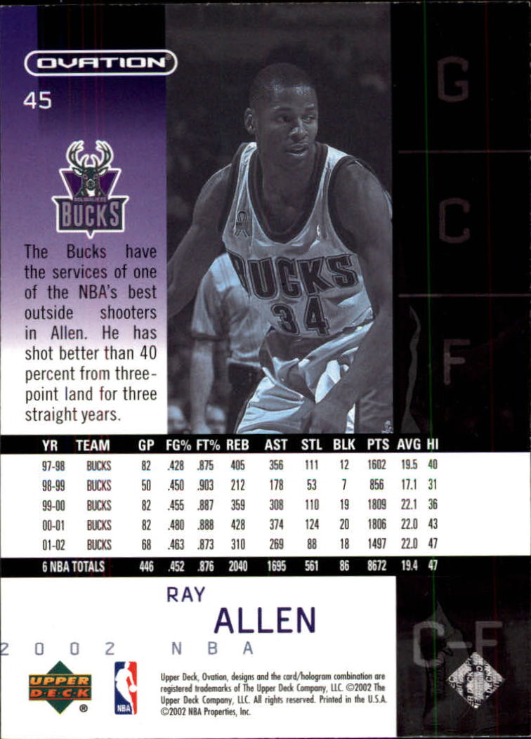 2002/2003 Ovation (Upper Deck) Basketball - Picture 137 of 225