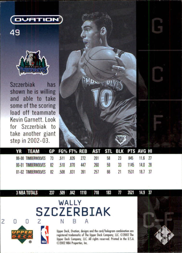 2002/2003 Ovation (Upper Deck) Basketball - Picture 129 of 225