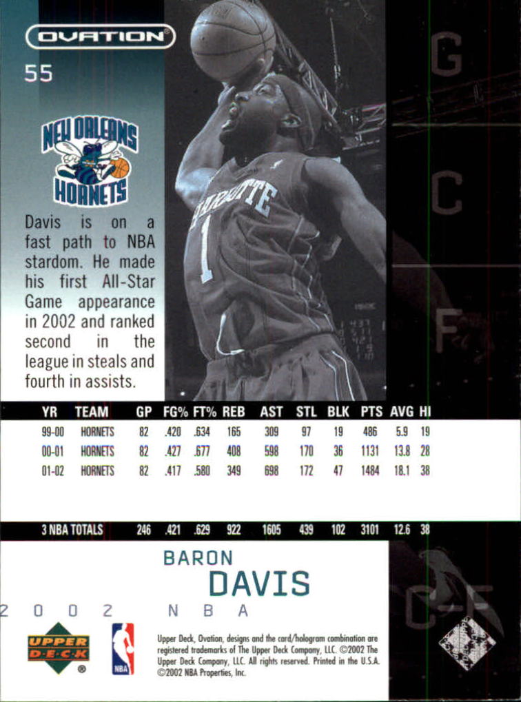 2002/2003 Ovation (Upper Deck) Basketball - Picture 117 of 225