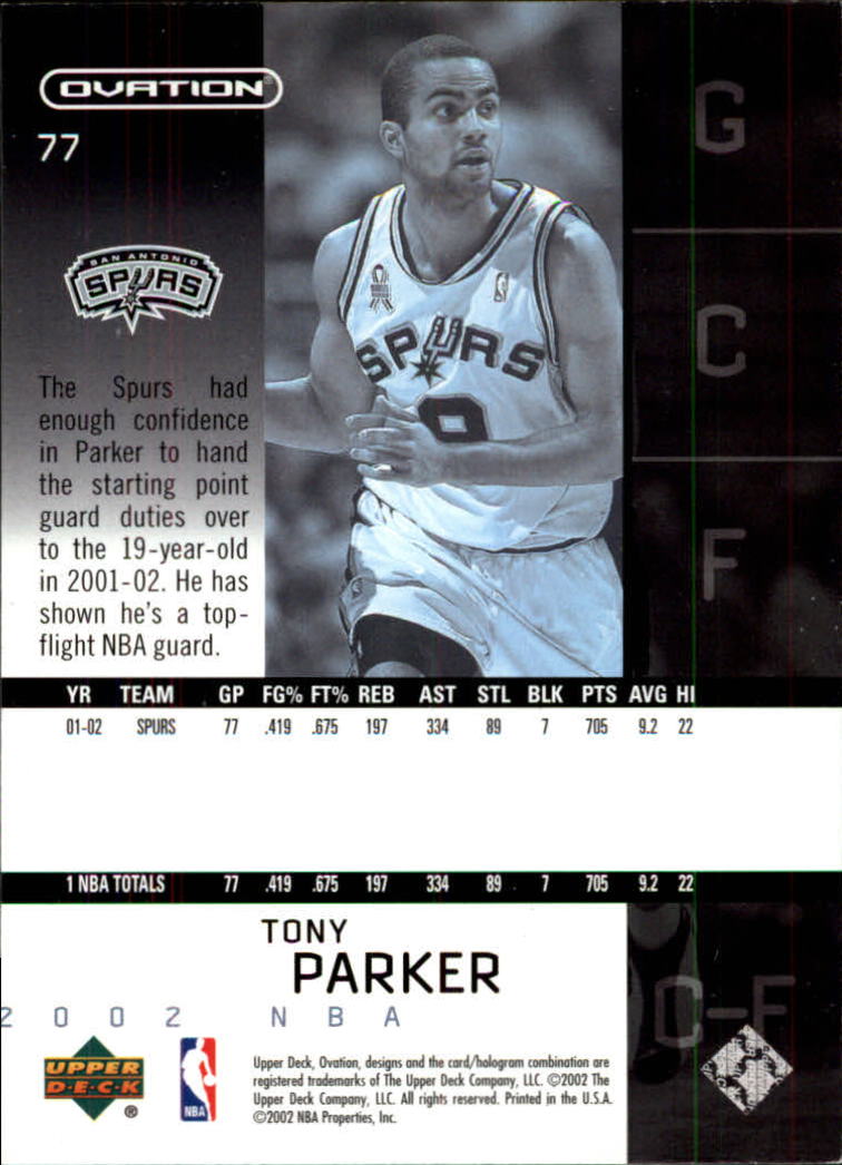 2002/2003 Ovation (Upper Deck) Basketball - Picture 75 of 225