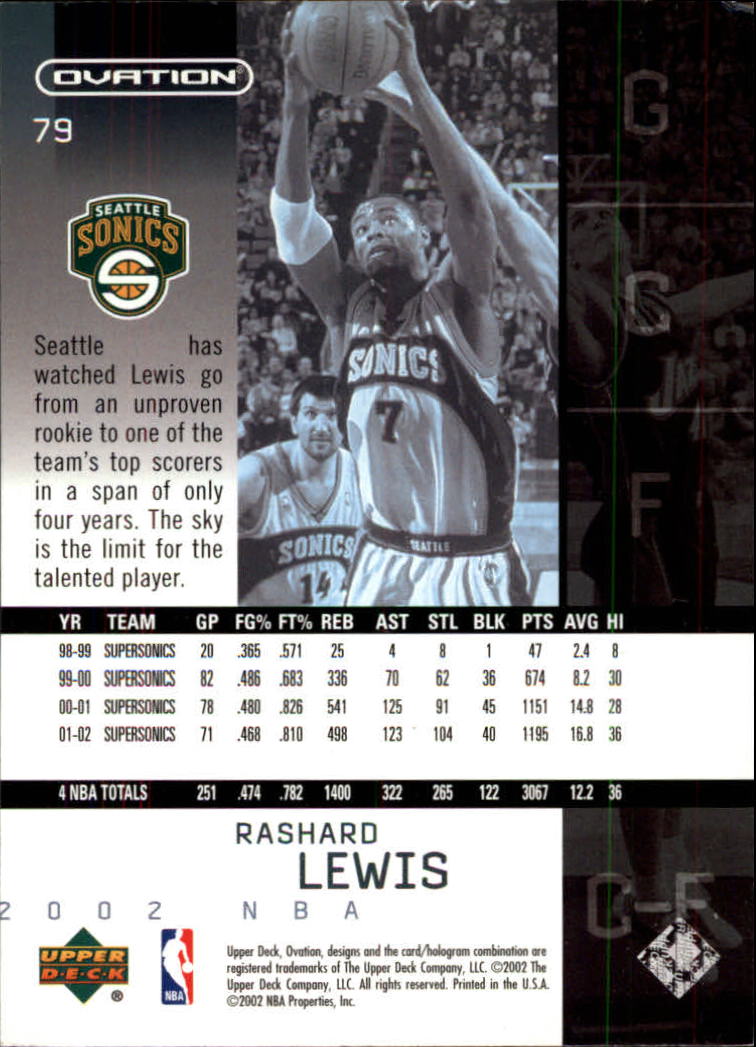 2002/2003 Ovation (Upper Deck) Basketball - Picture 71 of 225