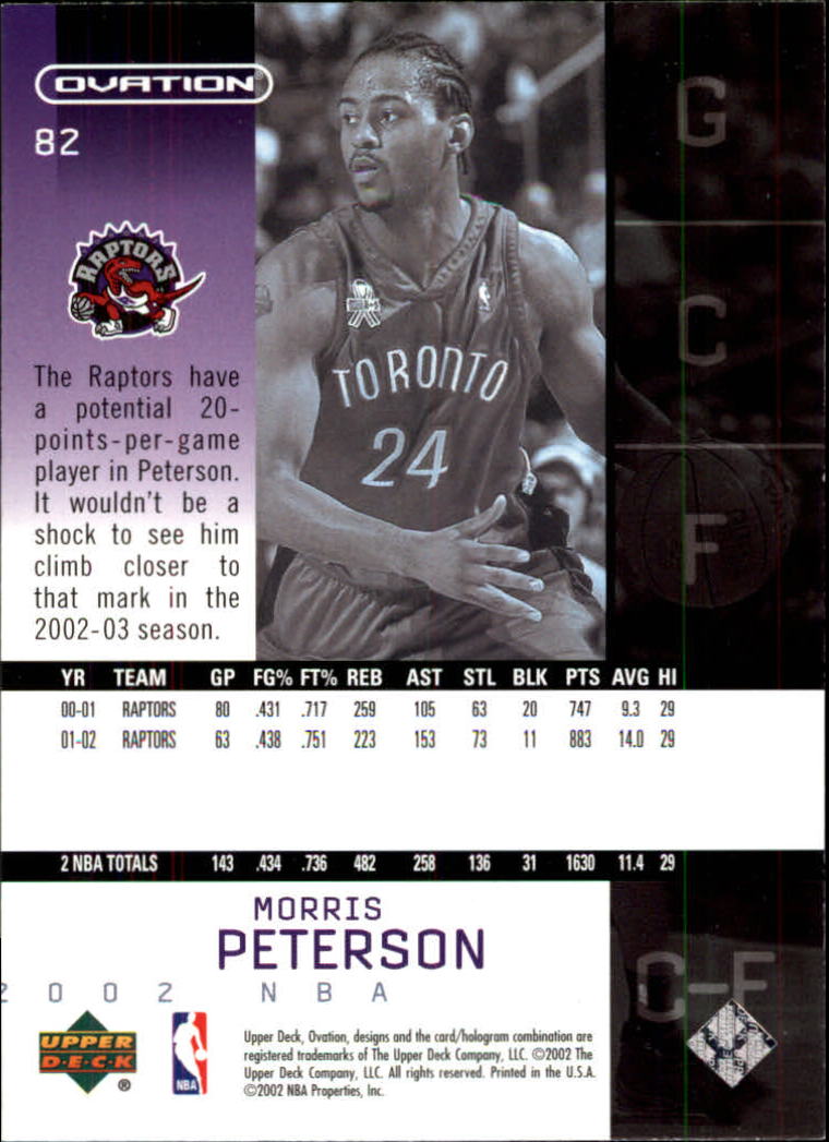 2002/2003 Ovation (Upper Deck) Basketball - Picture 65 of 225