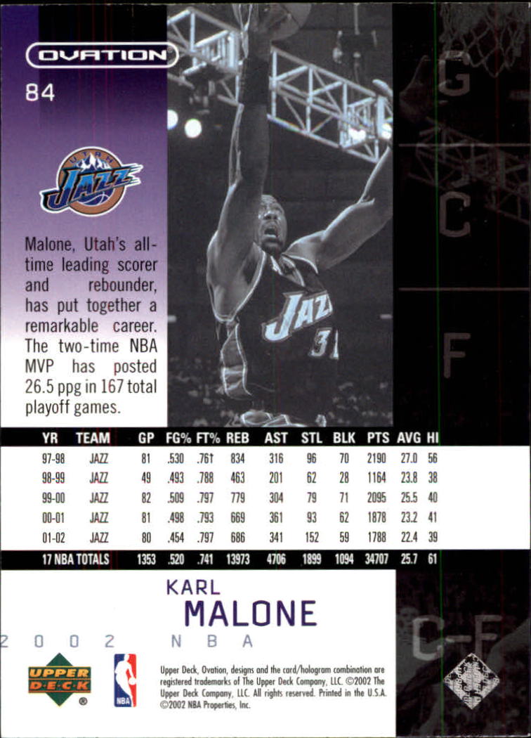 2002/2003 Ovation (Upper Deck) Basketball - Picture 61 of 225