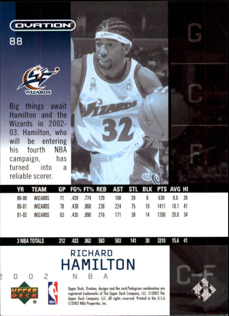 2002/2003 Ovation (Upper Deck) Basketball - Picture 53 of 225