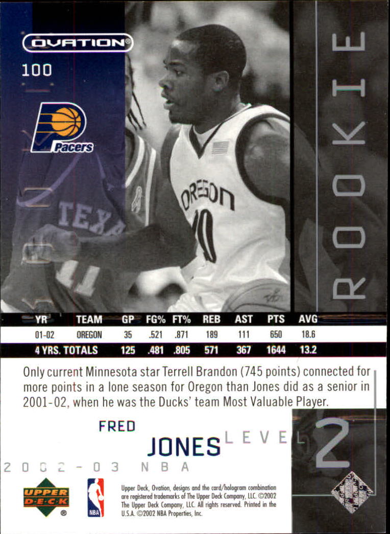 2002/2003 Ovation (Upper Deck) Basketball - Picture 45 of 225