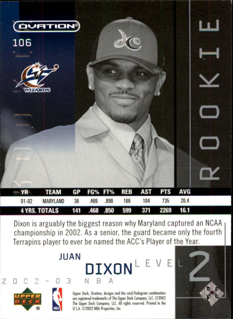 2002/2003 Ovation (Upper Deck) Basketball - Picture 37 of 225