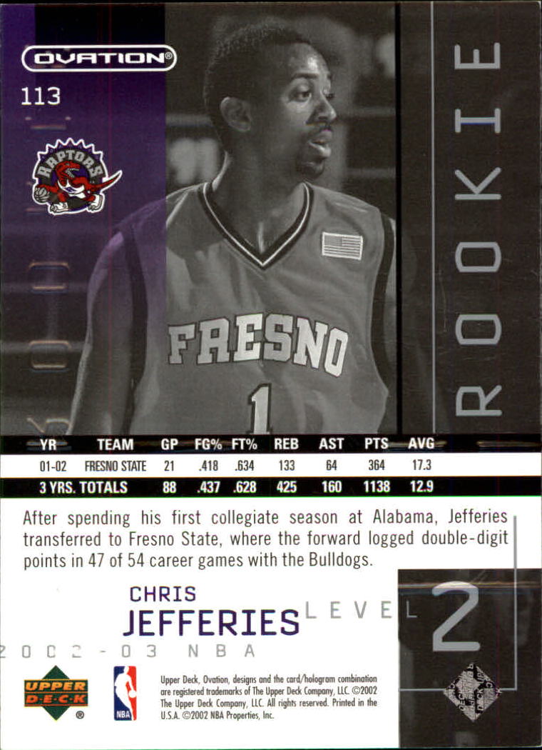 2002/2003 Ovation (Upper Deck) Basketball - Picture 31 of 225