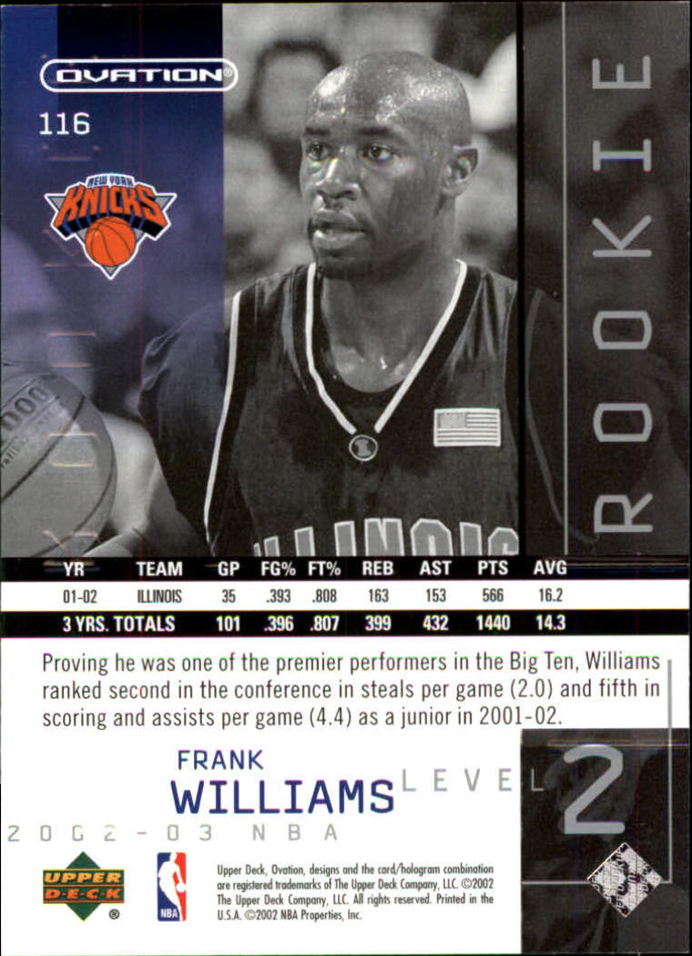 2002/2003 Ovation (Upper Deck) Basketball - Picture 27 of 225