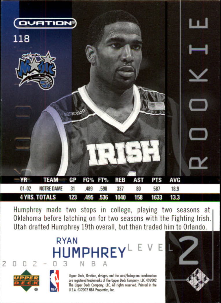 2002/2003 Ovation (Upper Deck) Basketball - Picture 25 of 225