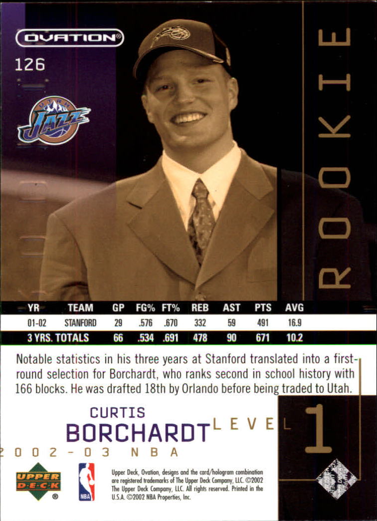 2002/2003 Ovation (Upper Deck) Basketball - Picture 17 of 225