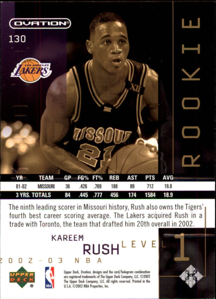 2002/2003 Ovation (Upper Deck) Basketball - Picture 11 of 225