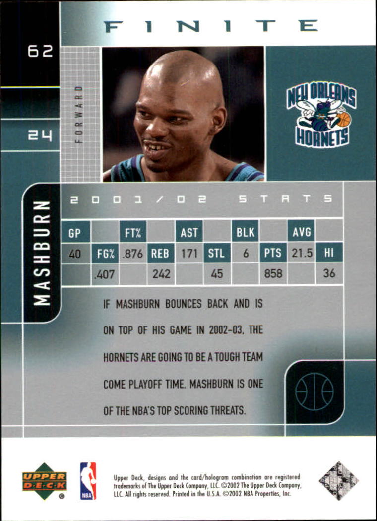 2002/2003 Finite (Upper Deck) Basketball - Picture 41 of 67