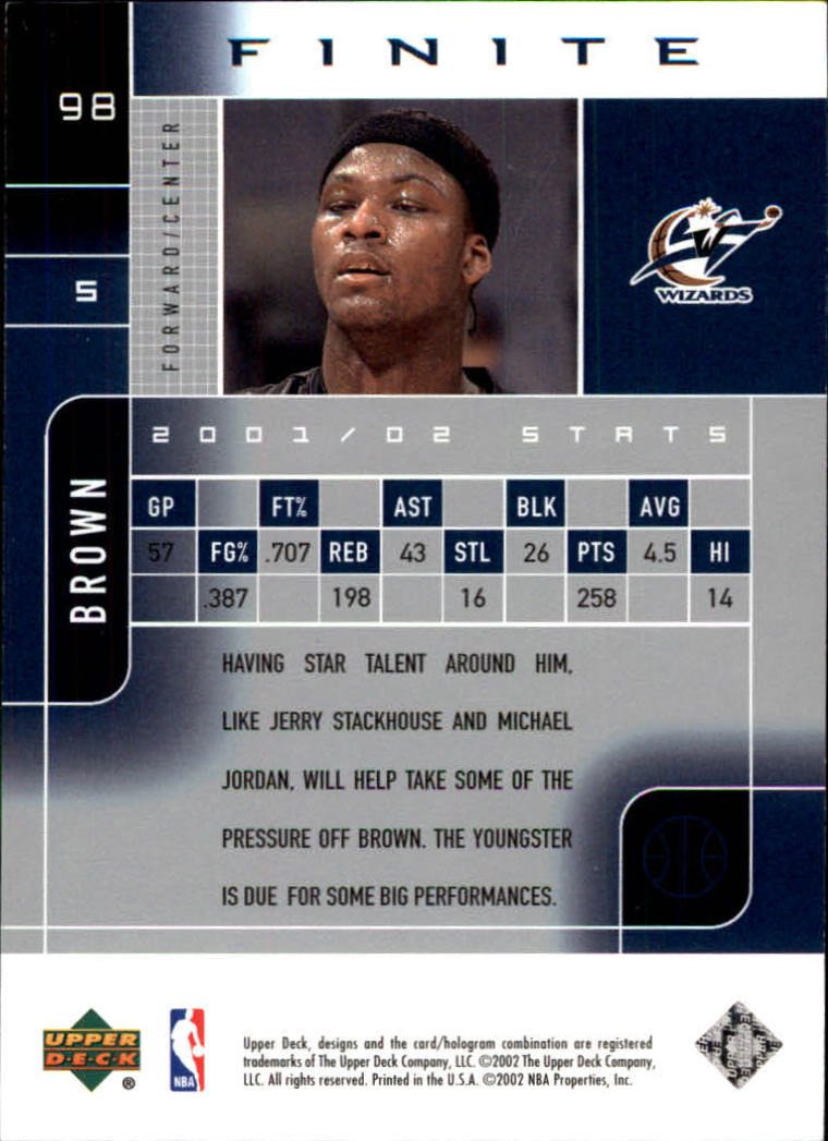 2002/2003 Finite (Upper Deck) Basketball - Picture 25 of 67