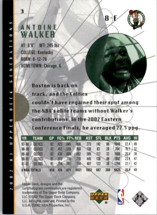 2002/2003 Generations (Upper Deck) Basketball - Picture 341 of 345