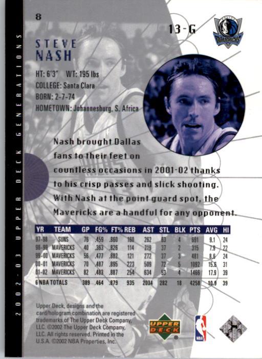 2002/2003 Generations (Upper Deck) Basketball - Picture 331 of 345