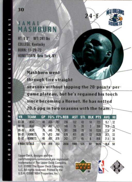2002/2003 Generations (Upper Deck) Basketball - Picture 287 of 345